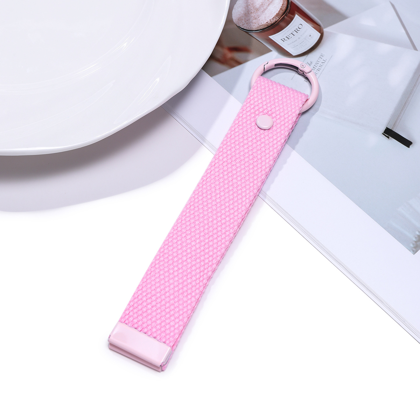 F11 Cordón Rosa Hebilla Rosa