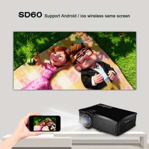 Salange — projecteur HD SD60, <span class=keywords><strong>Home</strong></span> cinéma, à usage domestique, prend en charge Android/<span class=keywords><strong>Apple</strong></span>, sans fil, avec le même écran - Product Image 5