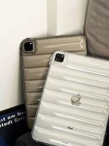 Étuis pour <span class=keywords><strong>iPad</strong></span> 7.9 8.<span class=keywords><strong>3</strong></span> 10.5 10.9 9.7 10.2 pouces Norths Face MINI <span class=keywords><strong>4</strong></span> 6 <span class=keywords><strong>AIR</strong></span> 6 7 10ème 11ème Pro 11 Tpu transparent à motif ondulé - Product Image 4