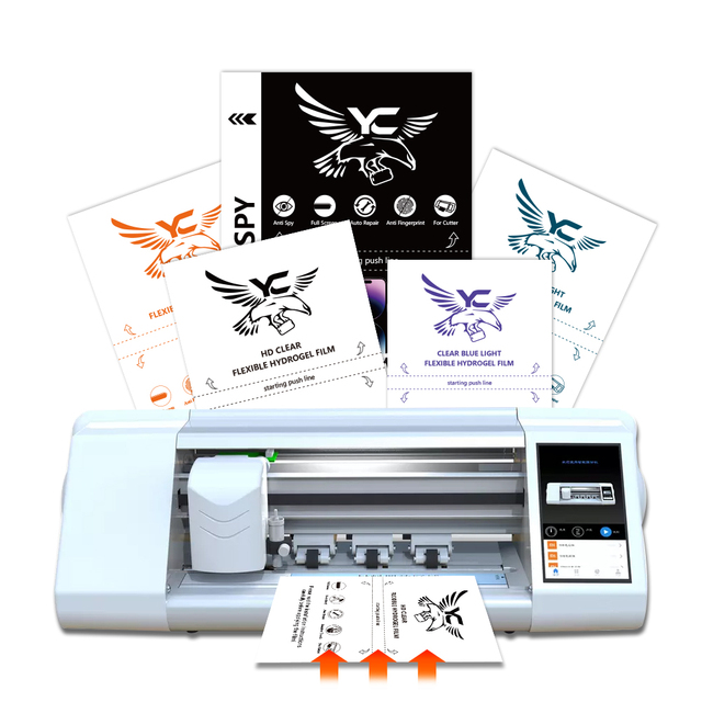 Smart Wifi Connection Unlimited Hydrogel Tpu Film Cutter Smartphone Mobile Screen Protector Cutting Machine