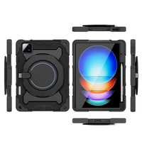 Untuk XiaoMi Pad 6S Pro 12.4 inci 360 tablet, sarung pelindung tablet pegangan putar dengan tali bahu bawaan