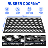 Moderne industrielle 10mm Gummi tür matte Einfache Entwässerung Hohl design für Heim fabriken Werkstätten Hotels Küchen für den Büro einsatz