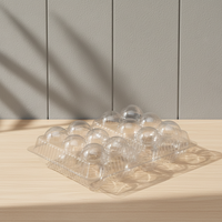 Plateau d'emballage rectangulaire en plastique PET recyclable de qualité alimentaire, vente en gros d'usine, pour gâteaux, chocolats, bonbons, boules de taro, personnalisable