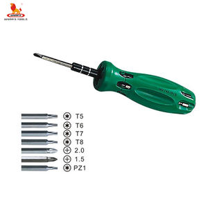 Mini Destornillador de Bolsillo Portátil 7 en 1 con <span class=keywords><strong>Base</strong></span> Magnética, Destornillador Ranurado Phillips Torx - Product Image 2