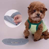 Tapis en silicone pour nourriture pour chien, distributeur de nourriture lent, tapis pour animaux de compagnie, tapis à lécher pour chat, tapis pour bol de nourriture pour chat