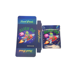 Sachets Mylar anti-odeur de 3,5 g pour bonbons gélifiés et produits comestibles, pochettes refermables à fond plat - Product Image 6