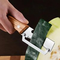 Éplucheur de cuisine multifonctionnel en acier inoxydable, trancheur d'oignons verts, outil à éplucher les fruits et légumes, couteau à éplucher la canne à sucre