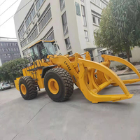 LTMG forest logging motore diesel caricatore di legno 12 ton 15 ton legname log grapple loader per la vendita