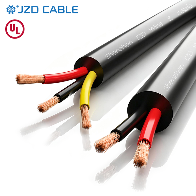 JZD UL2464 Shielded Multi Core Cable 300V EMI Protection Flexible Wire Industrial Automation Instrument Connection Power Wire