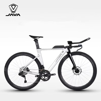 Vélo de triathlon JAVA RIVALE TT Ironman LTWOO ER9 24 vitesses, fourche avant, vélo de route, changement de vitesse électronique sans fil