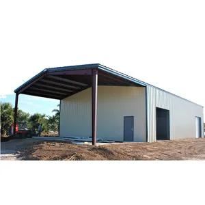 prefab steel barn build warehouse light industrial steel structure building