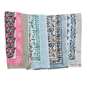 100% Cotton <b>Sarong</b> Indian Handmade 3-Piece Set Boho Scarf Floral Beachwear Quick Dry Breathable Plus Size - Product Image 1