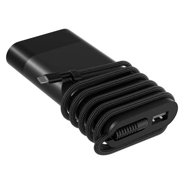 Japter Factory Price 65W 20V 3.25A Type-C+USB Laptop Adapter PD Function Replacement Charger for HP Laptops 5V/3A Output