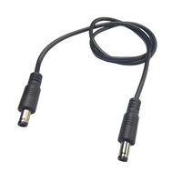 Câble d'extension d'alimentation avec connecteur DC 5,5*2,1 mm, prise mâle vers prise femelle, pour la surveillance CCTV, les lettres publicitaires LED