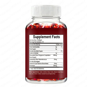 بيع بالجملة OEM Astaxanthin Softgels مع خلاصة زيت أشواغاندا وبذور عشبية للعين والمفاصل وصحة الدورة الدموية الداخلية - Product Image 2