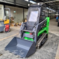 1-Tonnen-Batteriebetriebener Elektrischer Radlader mit Schnellwechsler für Mehrfachanbaugeräte EPA EURO5 Bestseller Kleiner Frontlader