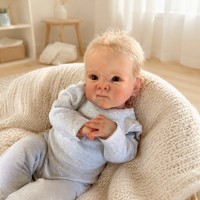 Boneka Bayi Reborn 20 Inch, Mirip Bayi Asli, Bahan Vinyl Lembut, Mainan Bayi Baru Lahir Realistis untuk Hadiah Anak, Grosir, Custom
