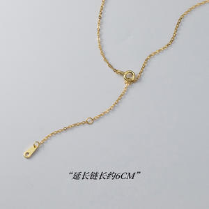 S925 Pure <b>Silver</b> <b>Necklace</b> French Minimalist Light Luxury with Elegant Temperament Ins Collarbone Chain Y01055 <b>Pearl</b> <b>Necklace</b> - Product Image 3