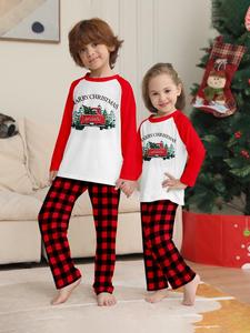 Conjunto de Pijamas de Natal Personalizados com Estampa, Moda Familiar - Product Image 3