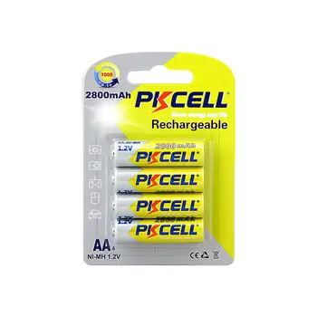 उच्च गुणवत्ता 1.2v नी, महाराष्ट्र 2800mah ए. ए. रिचार्जेबल बैटरी के लिए कैमरा ए. ए. एएए बैटरी निर्माता सबसे अच्छा रिचार्जेबल nimh बैटरी