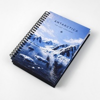 Carnet personnalisé A4/A5 à spirale, couverture en papier d'art, papier offset, pour bureau et école, impression OEM sur mesure, vente en gros usine