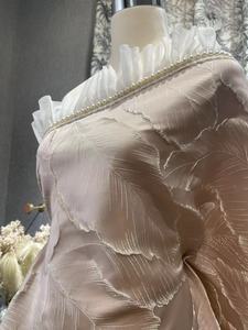 Nouveau lancement en 2022 poudre <span class=keywords><strong>de</strong></span> perle douce Style Simple fil occultant <span class=keywords><strong>de</strong></span> haute précision tissu teint pour rideaux et couvre-lits - Product Image 3
