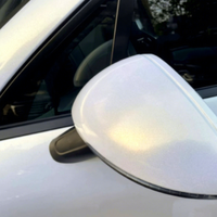 Film Perubahan Warna Mobil PET Putih Elektro Optik Self Healing Bertekstur Pelindung 99% UV 90% IR untuk Seluruh Bodi Kendaraan