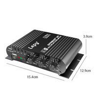 LEPY838 Mini Audio HiFi blue-tooth 5.0 Power Class D Amplifier Tpa3116 Digital Amp 50W * 2 Home Audio Car Marine USB/AUX in