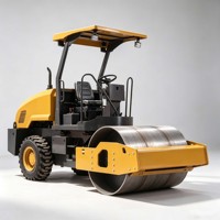 Rouleau compresseur vibrant à tambour unique SR4000 de 4 tonnes, moteur diesel 49 CV, compacteur de sol pour travaux de terrassement et de sous-drainage