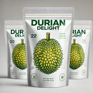 Süt ve Matcha çayı için çevre dostu özel mat lamine Stand-Up kılıfı fermuarlı çanta gıda ambalajı - Product Image 5