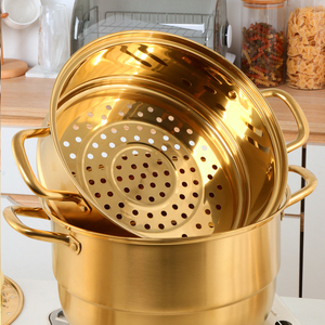 Pentola multifunzione a vapore a <span class=keywords><strong>3</strong></span> strati in acciaio inossidabile da 32cm pentola per la cottura degli alimenti - Product Image 4