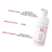 Mousse nettoyante pour cils : Mousse riche et crémeuse pour le contrôle du sébum et l'élimination des taches ; un produit indispensable pour nettoyer les extensions de cils.