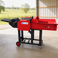 Machine à hacher les fourrages à large entrée, haute productivité, à faible consommation d'énergie, pour petites exploitations agricoles, avec taille de coupe uniforme et robuste