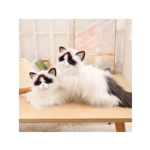 Ragdoll manusia hidup boneka kucing binatang simulasi Ragdoll kucing mainan mewah boneka kehidupan nyata grosir - Product Image 1