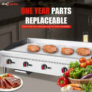 High Cost-performance Ratio 48" <b>Commercial</b> Gas Griddle Top Stainless Steel Grill NG/Propane Certified for <b>Kitchen</b> <b>Equipment</b> - Product Image 6