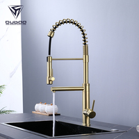 Robinet de cuisine professionnel moderne en acier inoxydable purifier l'eau robinet extractible pulvérisateur mitigeur de cuisine