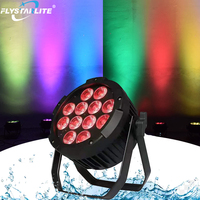 Haute luminosité étanche IP65 RGBWUV couleur sans fil APP Led APP Par lumière 12 pièces * 18W 6in1 batterie LED Par lumière