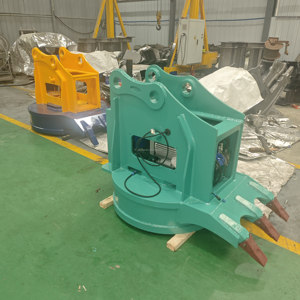 Imán de elevación de accesorio de excavadora con motor hidráulico Imán de chatarra eléctrica para excavadora - Product Image 4