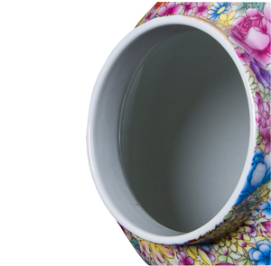 Pot en porcelaine émaillée nordique antique en céramique de Wanhua avec couvercle peint à la main Design Art déco pour la décoration de la maison ou de l'hôtel - Product Image 5