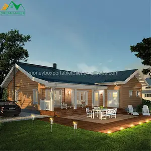 Casa modular pré-fabricada profissional do portátil móvel destacável duas camadas com casa moderna do recipiente do pré-fabricado das férias