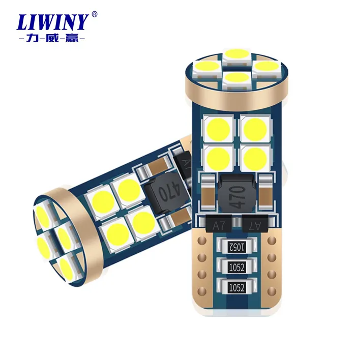 Liwiny ต้นฉบับเปลี่ยนติดตั้งง่ายประหยัดพลังงาน smd3030 หลอดไฟประตูรถคําเตือน t10 หลอดไฟ led ทํางานอื่นๆอุปกรณ์เสริม