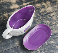 Tasse à thé et soucoupe en céramique personnalisées avec décalcomanie, pot de fleurs et pot de plantes pour la maison, l'intérieur, l'extérieur et le jardin, vente en gros