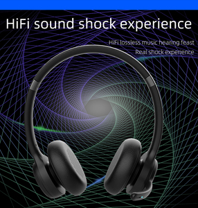 Auriculares con Micrófono Inalámbrico para Micrófono, PC/Mac/Laptop/Zoom/Skype/MS Teams/Centro de Llamadas/Oficina/Hogar con Micrófono Removible - Product Image 3