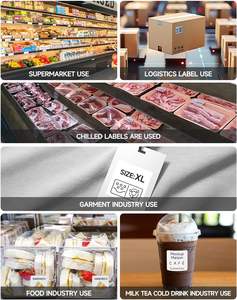 Wasserfeste 4x6 Direkt-Thermische Kunststoff-Etiketten Selbstklebende Superkleber-Aufkleber für Bastelarbeiten Glänzende Oberfläche Kostenlose Probe - Product Image 6