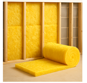 Solution d'isolation pour toitures et murs - Rouleau <span class=keywords><strong>de</strong></span> <span class=keywords><strong>laine</strong></span> <span class=keywords><strong>de</strong></span> <span class=keywords><strong>verre</strong></span> <span class=keywords><strong>de</strong></span> 100 mm, 24 kg/m, classe A1 Euro, résistance thermique R-2.7, isolation acoustique - Product Image 6