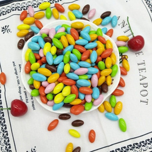 Bonbons en forme de haricot enrobés de chocolat amer de haute qualité, en gros, OEM, prêts à consommer, en vrac, provenant de l'usine du Guangxi - Product Image 2