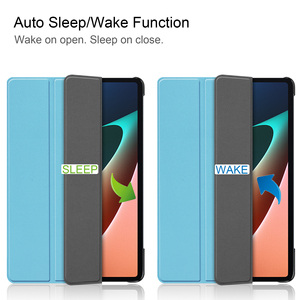 Funda Magnética Inteligente de Cuero Premium para Tablet, Compatible con <span class=keywords><strong>Xiaomi</strong></span> <span class=keywords><strong>Pad</strong></span> <span class=keywords><strong>5</strong></span> Pro 12.4 <span class=keywords><strong>2022</strong></span>, Venta Directa de Fábrica al Por Mayor - Product Image 2