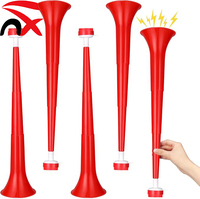 Vuvuzela pliable en plastique de 21 pouces pour événements sportifs, football, carnaval et fêtes – Vente en gros