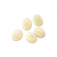 Opales bleues naturelles de bonne qualité, cabochons 8x10mm, bijoux étoile éternelle, évaluation tierce, meilleur prix, traitées TBS