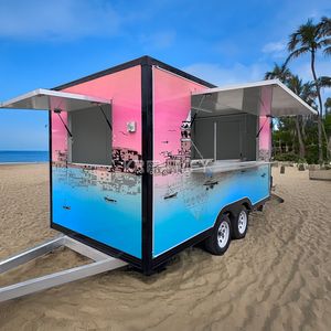 2025 Concession Mobile Cart Van Street Trailer à vendre Usa Camion de nourriture en acier inoxydable - Product Image 3